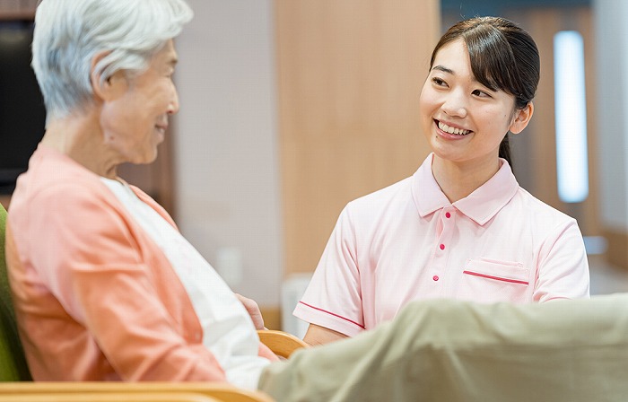 介護職員と利用者の会話